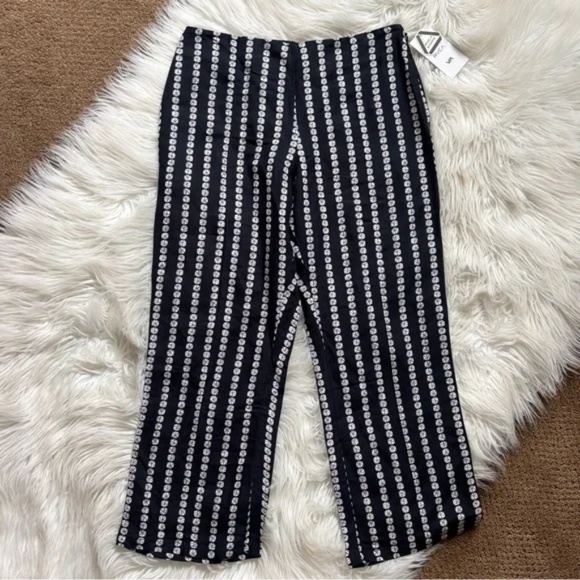 RVCA NWT Linen Blend Drip Pant Dice Print 29 - Picture 4 of 9